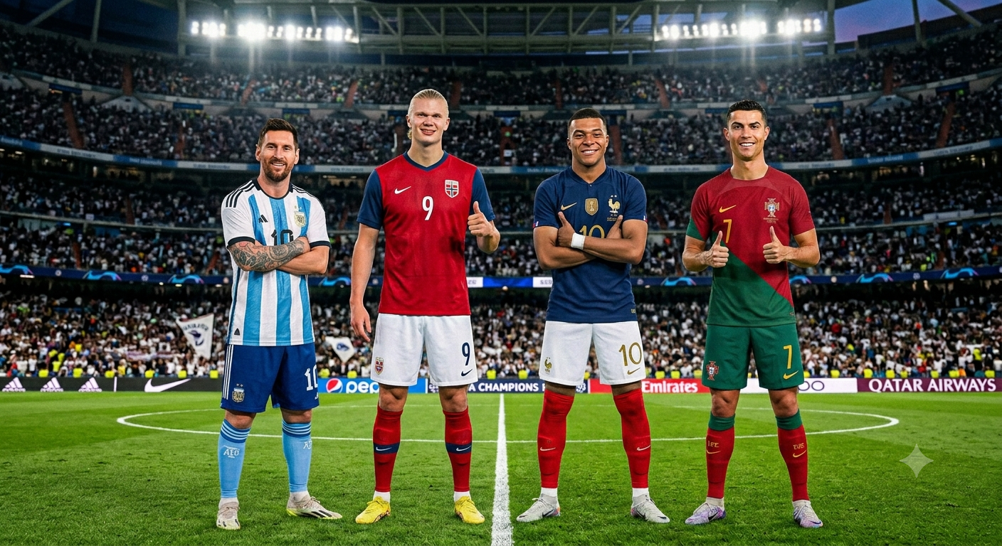 Messi, Haaland, Mbappe and Ronaldo: 2026 World Cup Golden Boot Chase