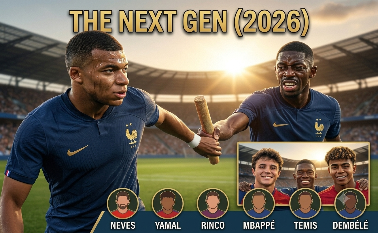 Top Five Football Stars that will take the place of Messi, Ronaldo, and other Veterans