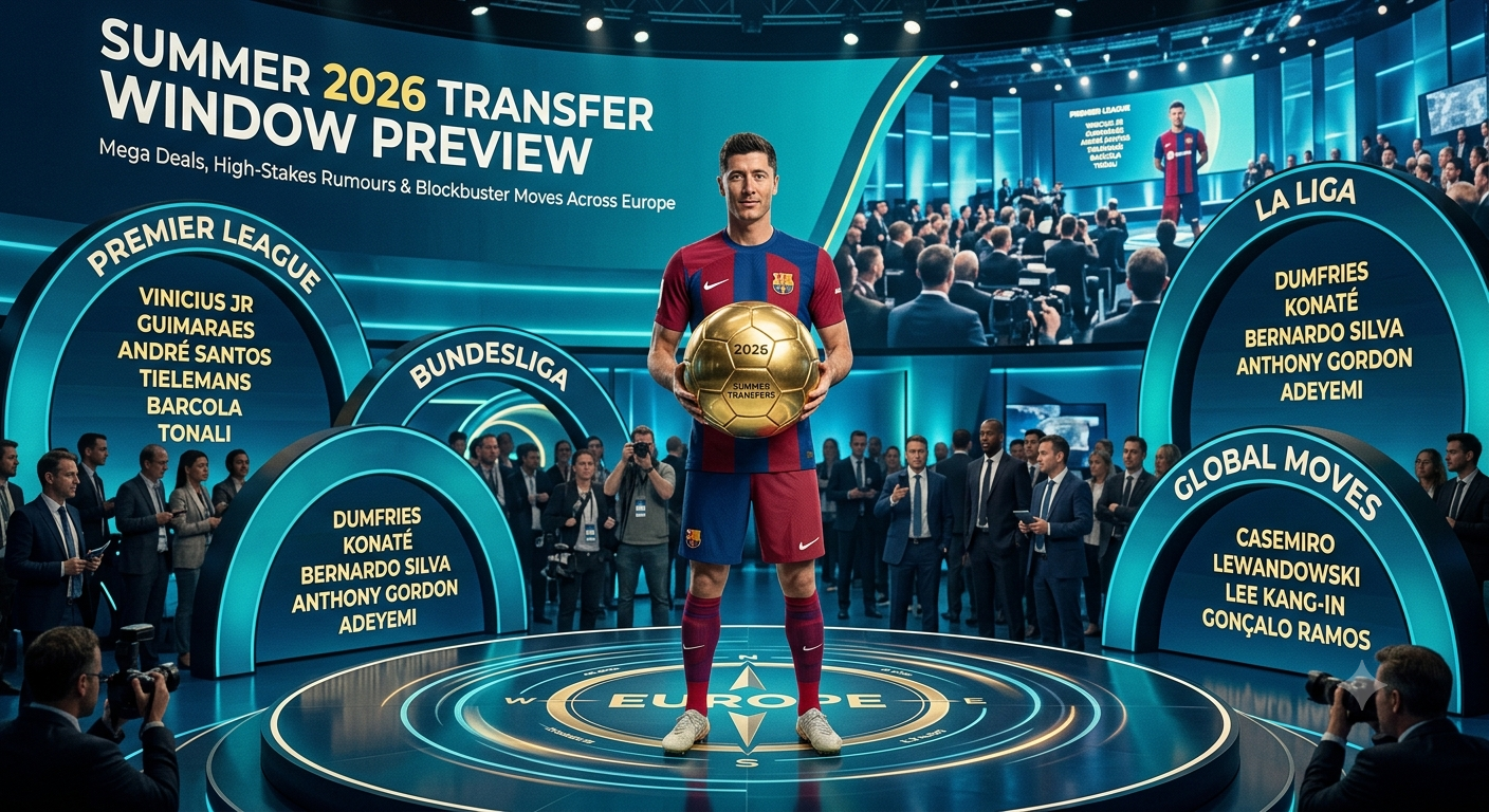 Summer 2026 Transfer Window Preview: Mega Deals, High-Stakes Rumours & Blockbuster Moves Across Europe